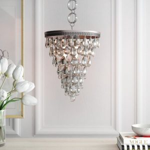 Neston 3-Light Crystal Chandelier & Reviews | Joss & Ma