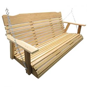 Amazon.com : Kilmer Creek 5 Foot Natural Cedar Porch Swing, Amish .