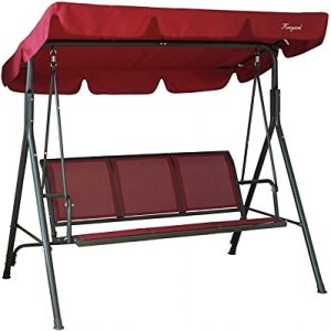 Amazon.com : Kozyard Belle 3 Person Outdoor Patio Swing with .