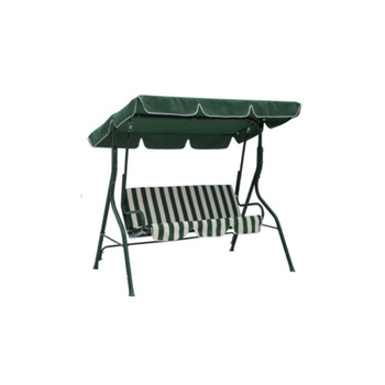 3 Seater Steel Frame Patio Garden Canopy Swing Chair With .