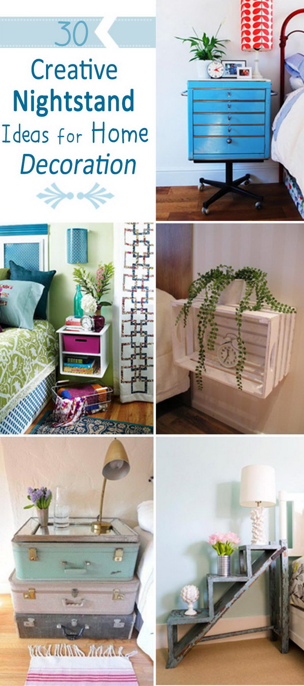 Creative bedside ideas for the interior!