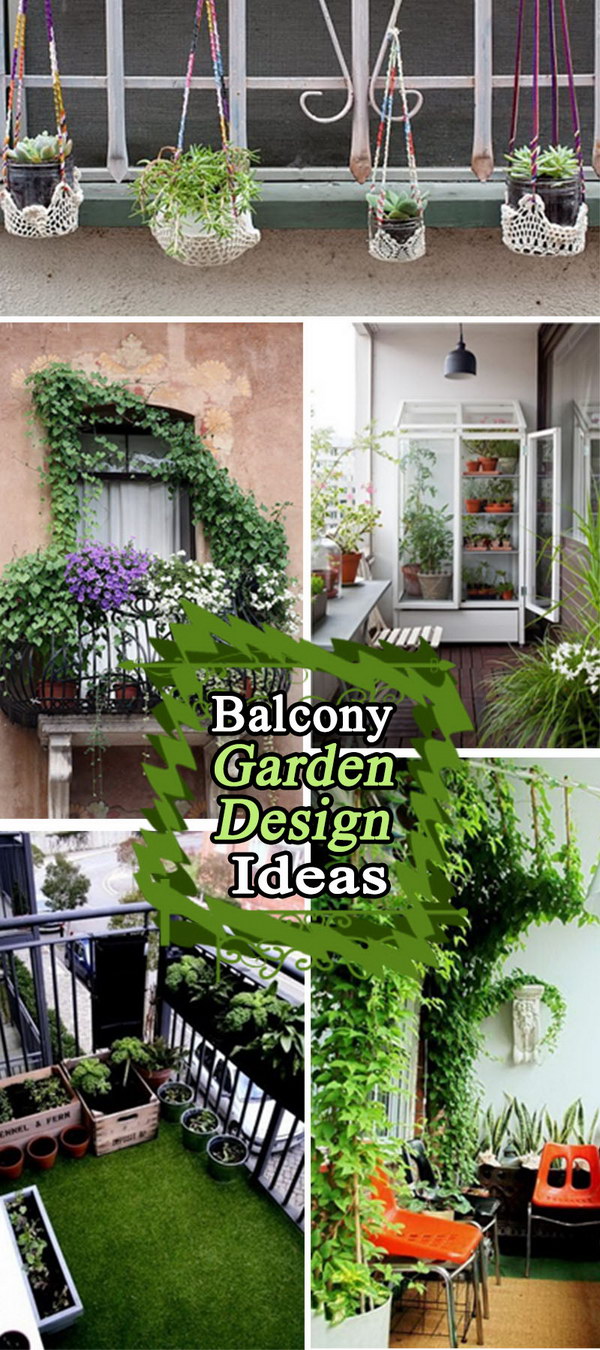 Balcony garden design ideas!
