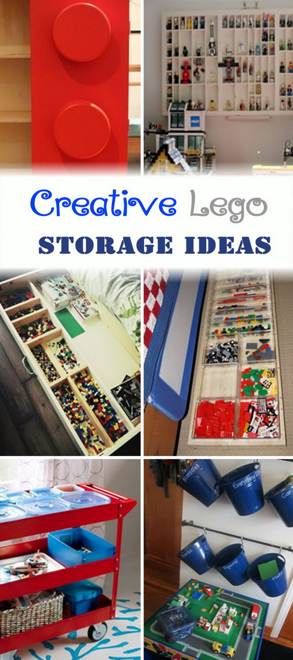 Creative Lego storage ideas!