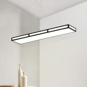 Modern Led Linear Pendants Acrylic Chandelier Lighting 27/45W Anti .