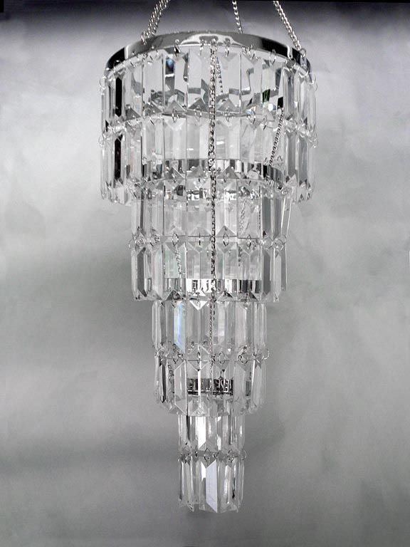 4 Tiered Crystal Acrylic Chandelier - GenerationStore.c