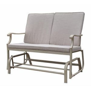 Shop Havenside Home Kwilillingok Aluminum Outdoor Double Glider .