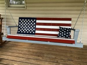 Used Porch Swings, American Flag Swings for sale in Northern .