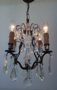 Small Antique French Chandelier for sale at Pamo