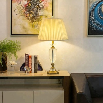 Vintage lamp Antique Brass Finishing Desk Lamps for Living Room .