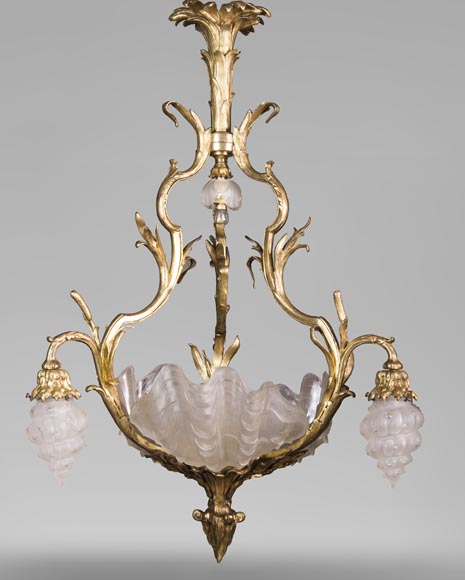 Antique chandelier in the Regency style with shells - Chandeliers .