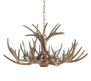 Faux Antler Chandelier | Pottery Ba