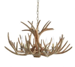 Faux Antler Chandelier | Pottery Ba