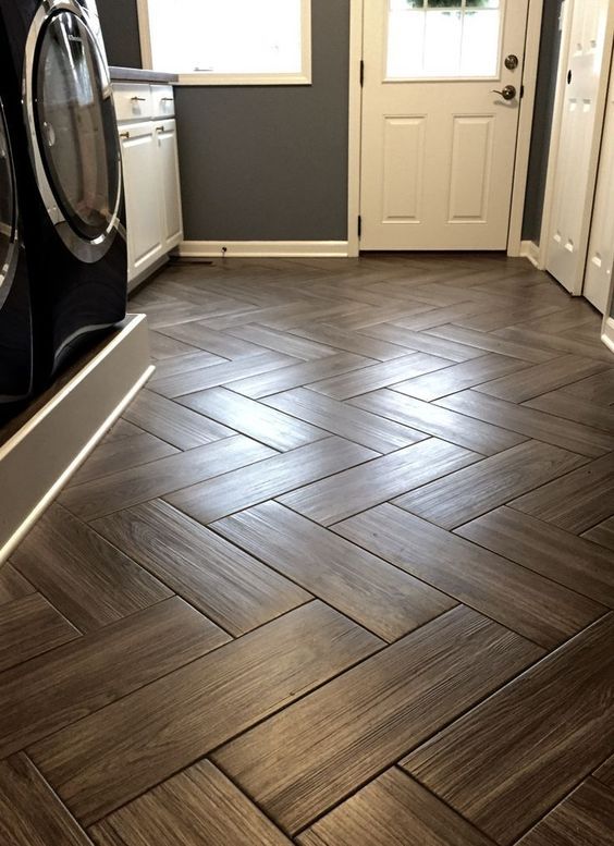 30+ Awesome Flooring Ideas for Every Room | Wood grain tile .