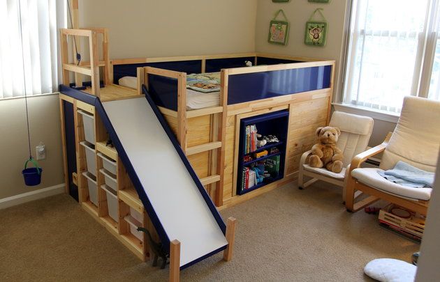 Every Kid Will Want This IKEA-Hacked Bed | Ikea kids bed, Cool .