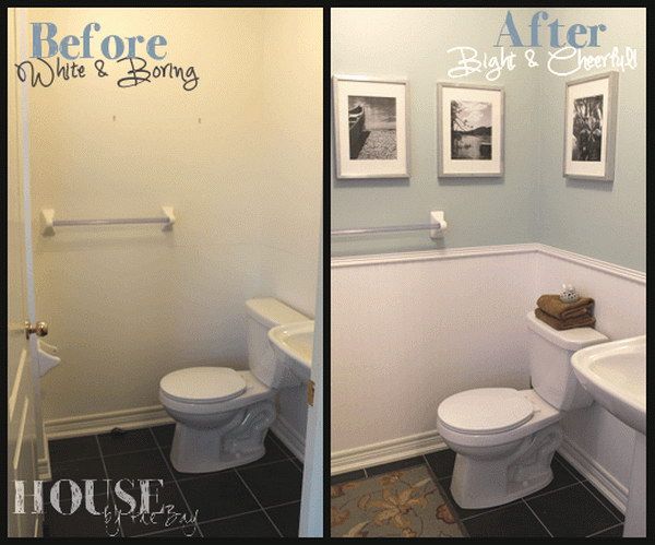 Before and After: 40 Amazing Bathroom Makeovers | Small bathroom .