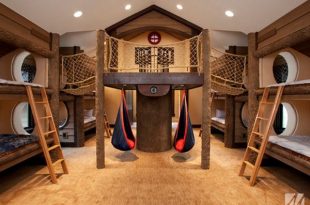 30+ Beautiful Bunk Room Ideas for Kids | Dream rooms, Cool roo