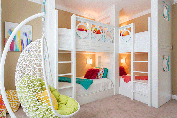 22 Cool Designs of Bunk Beds For Four | Cool bunk beds, Bunk bed .