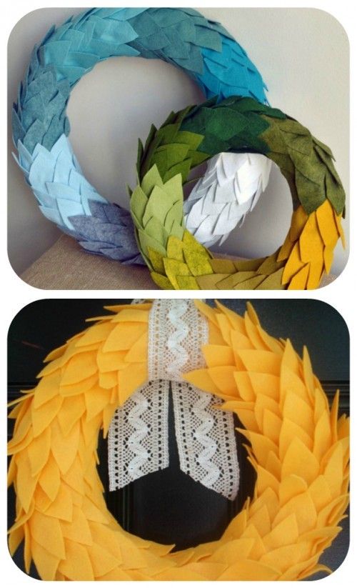 96 Beautiful Wreaths To Make! {free patterns} (With images .