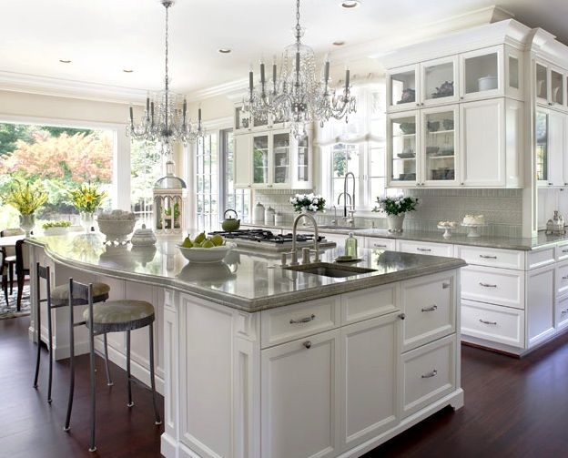 Dreamy Spaces: Bright White Kitchens... | Luxury kitchens, Kitchen .