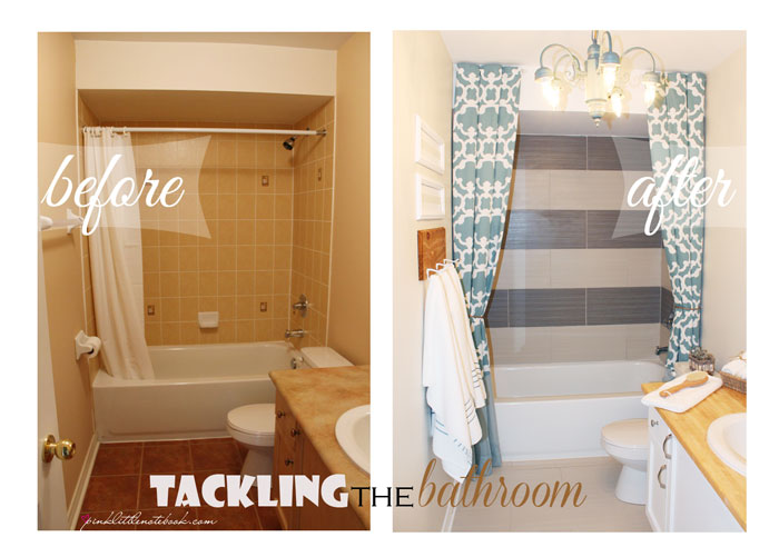 Tackling the Bathroom - The BIG REVEAL! - Pink Little NotebookPink .