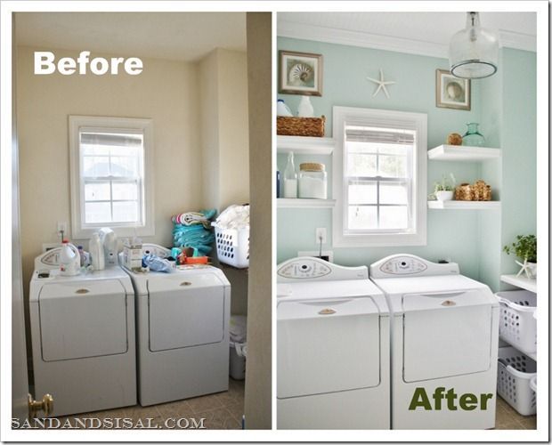 DIY Laundry Room Makeovers | Laundry room makeover, Laundry room .