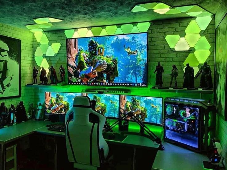50 Video Game Room Ideas to Maximize Your Gaming Experience .