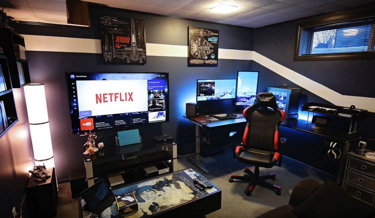 40 Best Video Game Room Ideas + Cool Gaming Setup (2020 Guide .