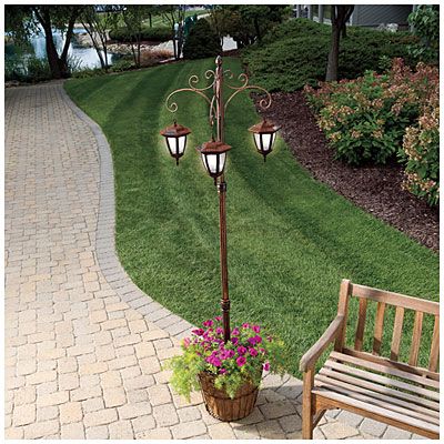 View Solar Light Post Plant Stand Deals at Big Lots we got this .