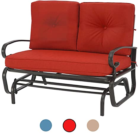 Amazon.com: Incbruce Outdoor Swing Glider Rocking Chair Patio .