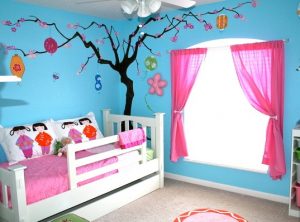 Blue and pink kids bedroom ideas - Decolover.n