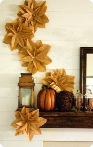 Budget Friendly Simple DIY Fall Decorating Ideas | Paper bag .