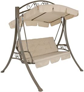 Amazon.com : Sunnydaze Outdoor Porch Swing - Deluxe 3-Person .