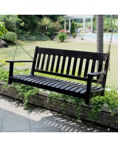 Savings on Cambridge Casual Thames Black Wood Porch Swi