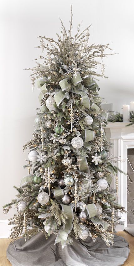 2016 RAZ Christmas Trees | White christmas tree decorations .