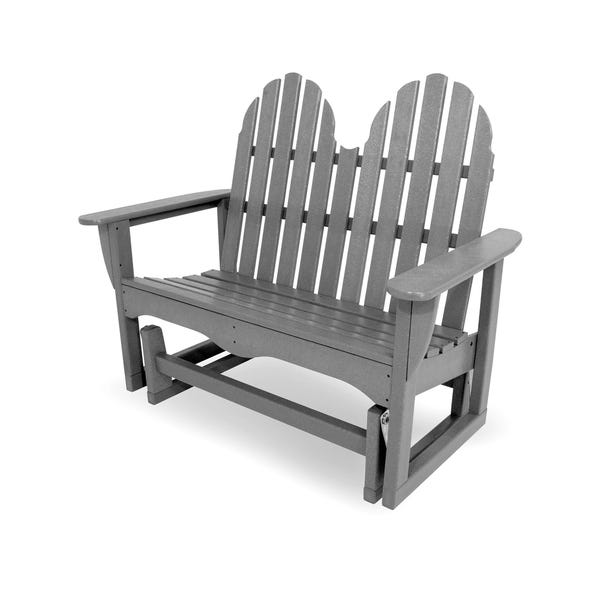 Shop POLYWOOD® Classic Adirondack 48" Outdoor Glider Bench .
