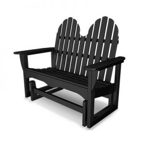 Classic Adirondack Glider Bench | Outdoor glider, Patio glider .