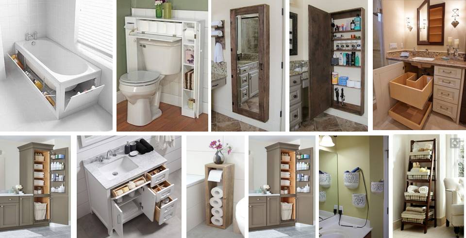 40 Clever Bathroom Storage Ideas - Decor Uni