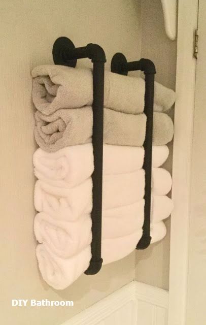 Great DIY Bathroom Towel Storage Ideas 1 | Bathroom storage .