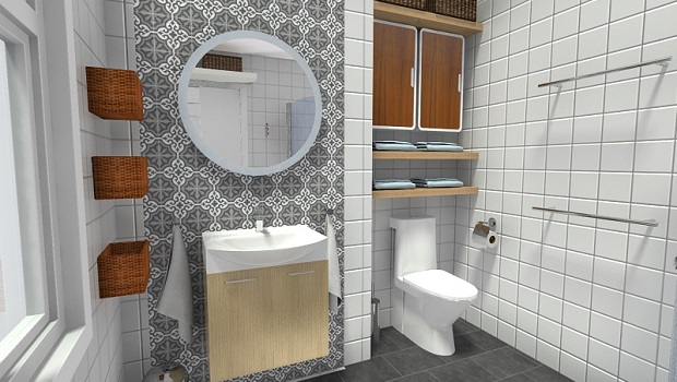 RoomSketcher Blog | DIY Bathroom Storage Ide