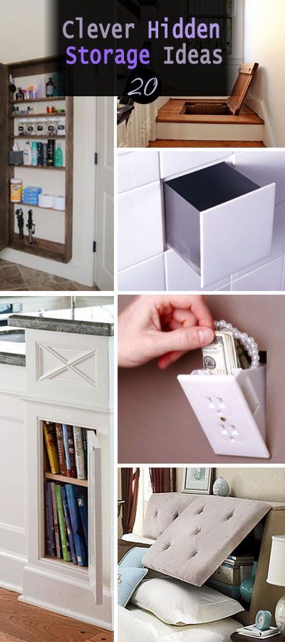 Clever Hidden Storage Ideas
