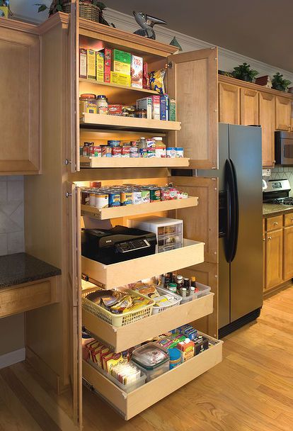 Make a Small Kitchen Feel Bigger | Diy kitchen storage, Clever .