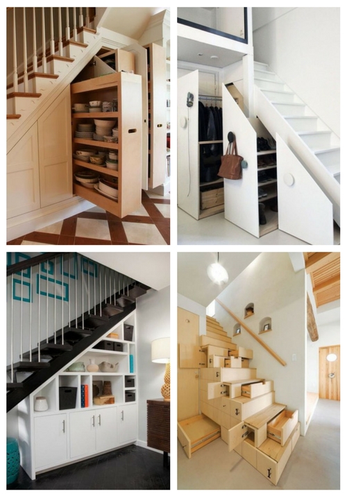 Clever Stairs Storage Ideas