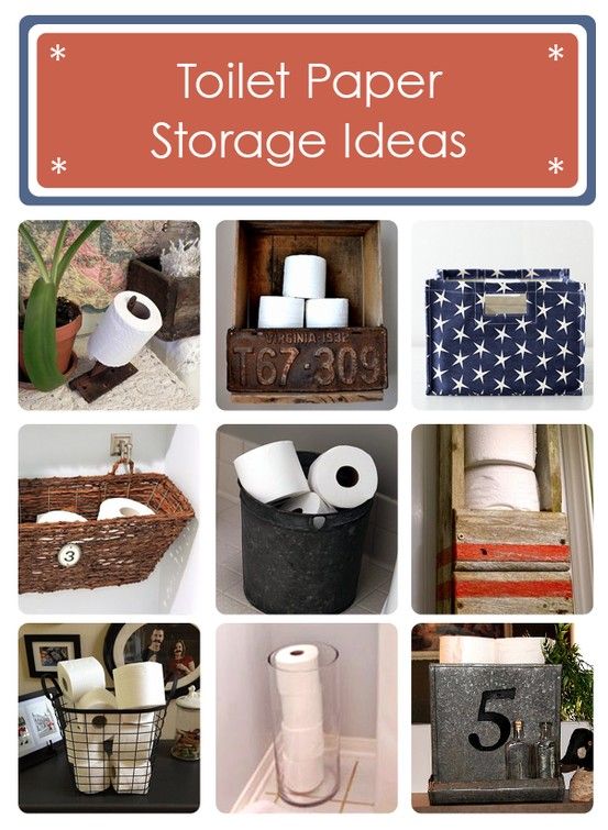 16 cool toilet paper storage ideas for your bathroom! | Toilet .