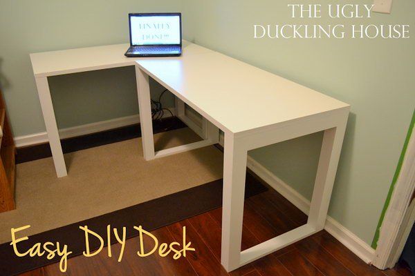 15+ DIY Computer Desk Ideas & Tutorials for Home Office | Diy .