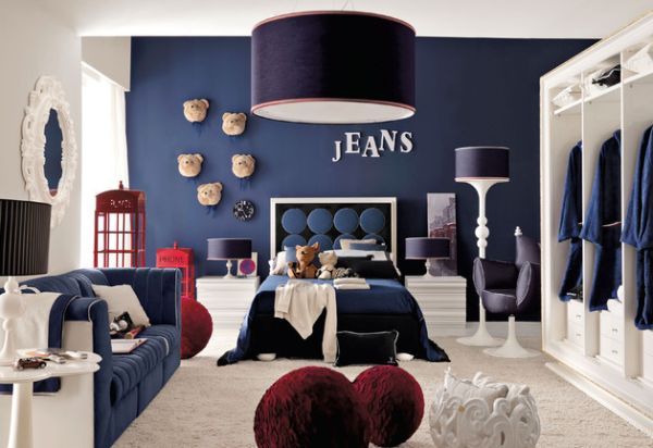 30 Cool And Contemporary Boys Bedroom Ideas In Blue | Boy room .