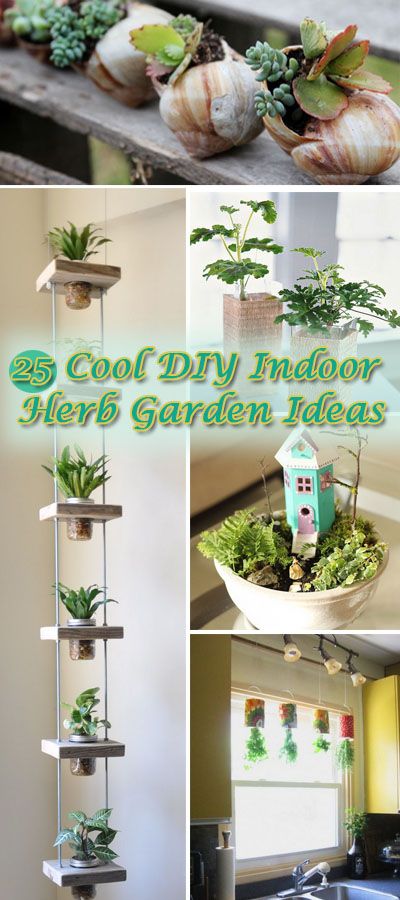 Cool DIY Indoor Herb Garden Ideas