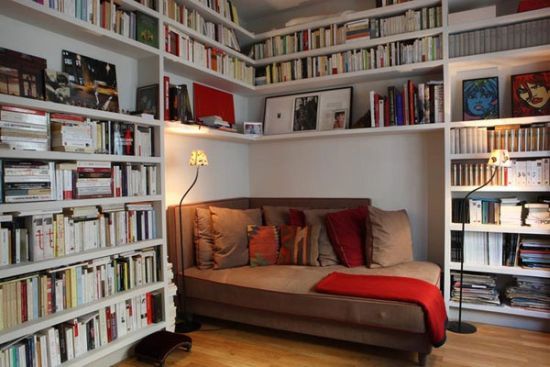 40 Cool Home Library Ideas | Cozy home library, Home library .