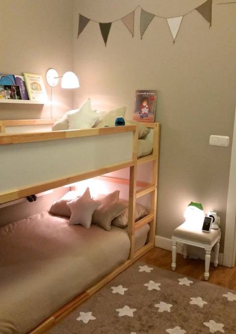 40 Cool IKEA Kura Bunk Bed Hacks | ComfyDwelling.com | Girl room .