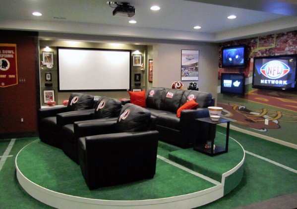 60 Cool Man Cave Ideas For Men - Manly Space Desig