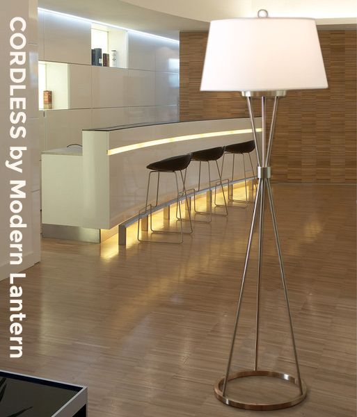 Cordless Floor lamp, battery operated lamp, design, living room .